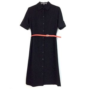 modest button down dress